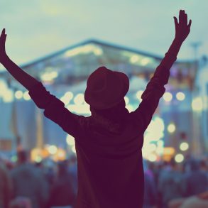 Girl enjoying the 30A Songwriters Festival