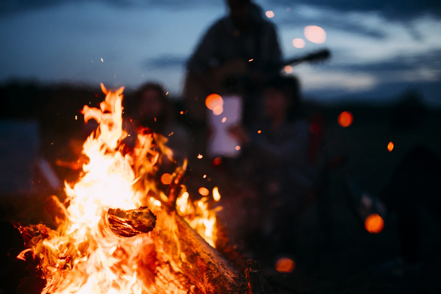 bonfire beach blanket