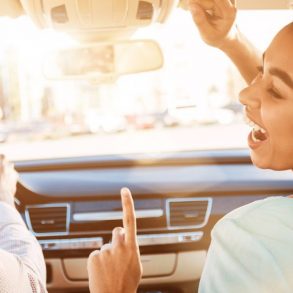 Couple on a roadtrip from montgomery to Destin/Santa Rosa Beach