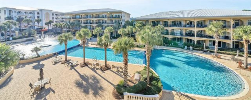 pool at condo complex