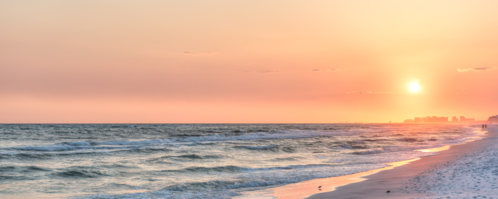 sunset over santa rosa beach