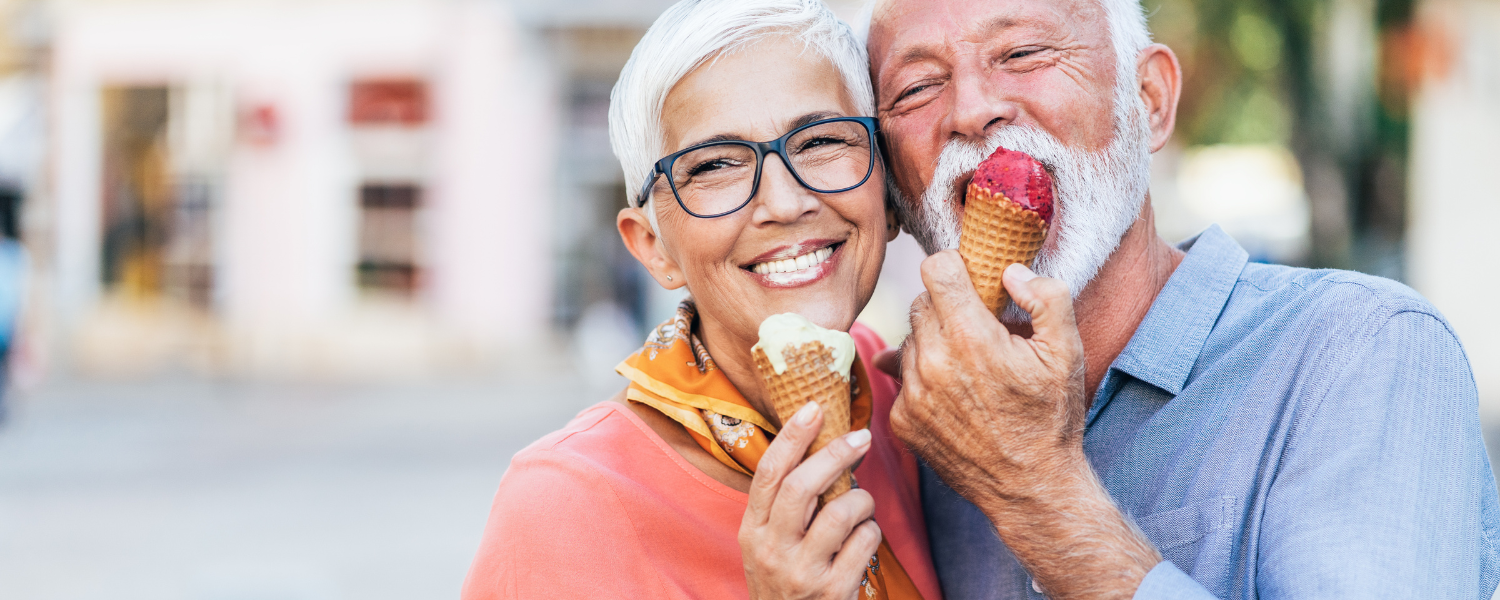 couple eating ice cream