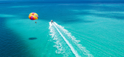 parasailing boat