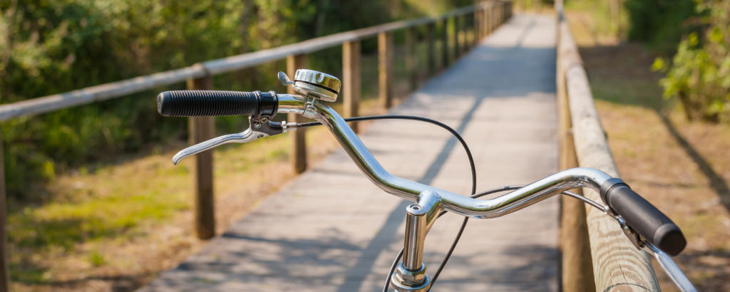 bike on bike path