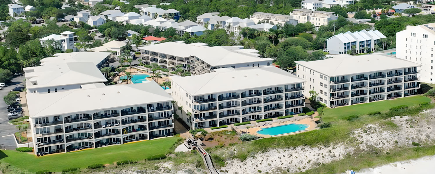 aerial view from the ocean