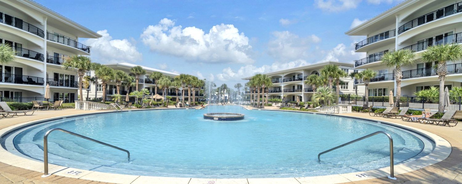 entering the pool view