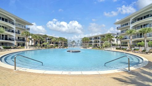 entering the pool view
