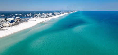 An Aerial view of 30A.
