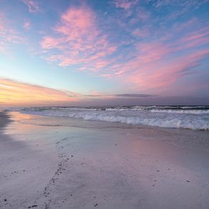 Early morning on the beach in Santa Rosa Beach Florida