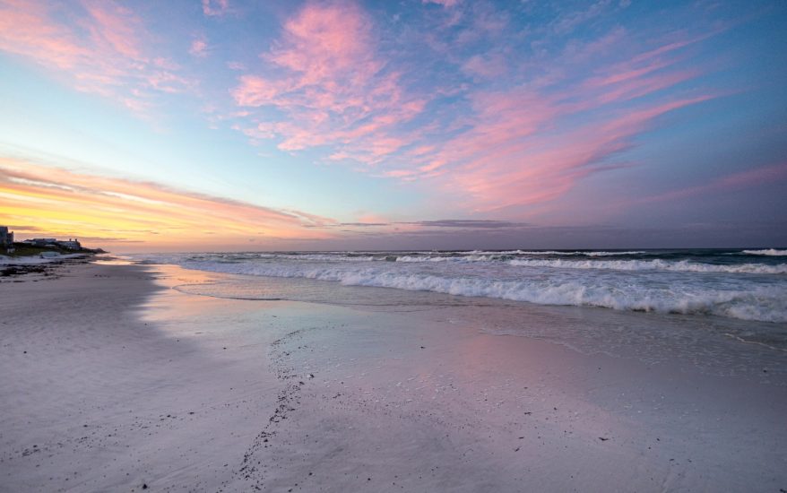 Early morning on the beach in Santa Rosa Beach Florida