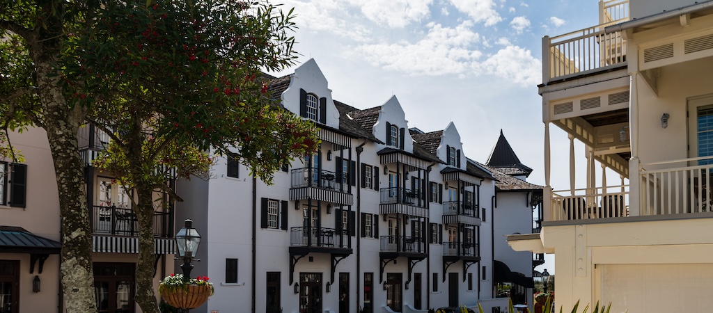 Historical beachfront downtown Rosemary Beach Florida