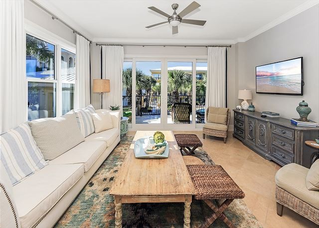 Adagio D-201 - Beautiful Poolside, Corner Unit!!